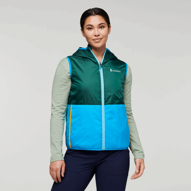 Teak Warm Vest Met Capuchon Dames Cotopaxi Pensacola Origineel