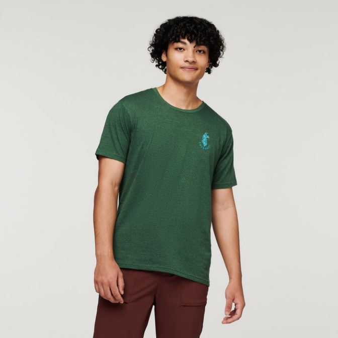 Fashion Forest Lama Minnaar Biologisch T-shirt Mannen Cotopaxi