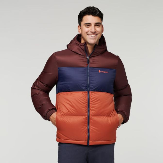 Cotopaxi Solazo Donsjack Met Capuchon Heren Original Chestnut-spice