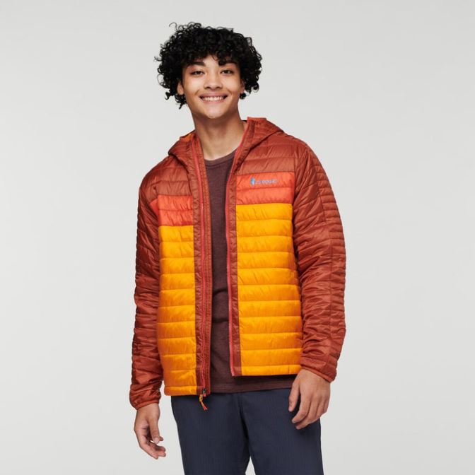 Cotopaxi Spice-flame Capa Geïsoleerd Jack Met Capuchon Heren Merk