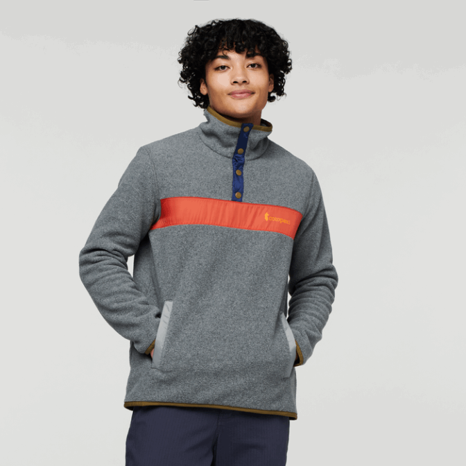 Teca Fleece Pullover Heren Vulkanische Actie Cotopaxi Merken