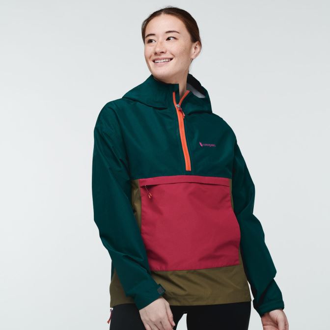 Merk Cotopaxi Deep Ocean Cielo Regen Anorak Dames