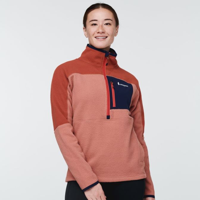Spice-aarden Collecties Abrazo Fleece Met Halve Rits Dames Cotopaxi