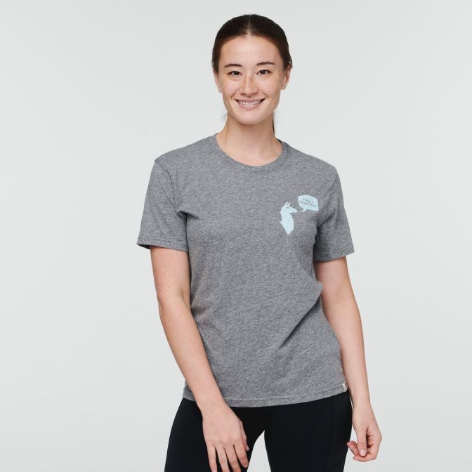 Have A Good Day T-shirt Dames Cotopaxi Heather Grey Collecties